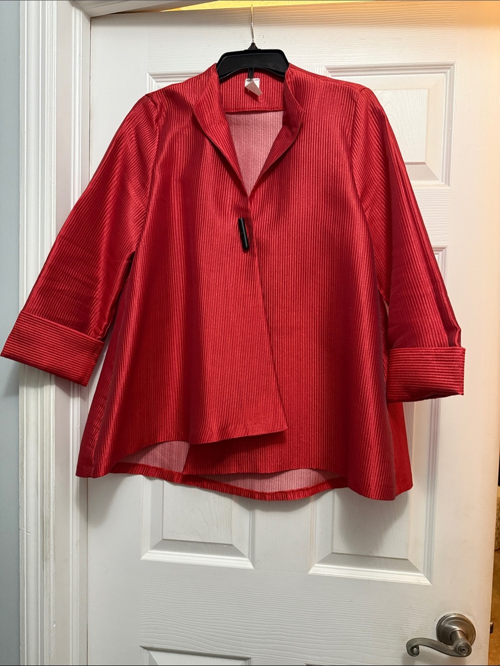Women's burnt orange Textured jacket